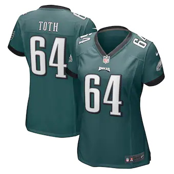 womens nike brett toth midnight green philadelphia eagles g